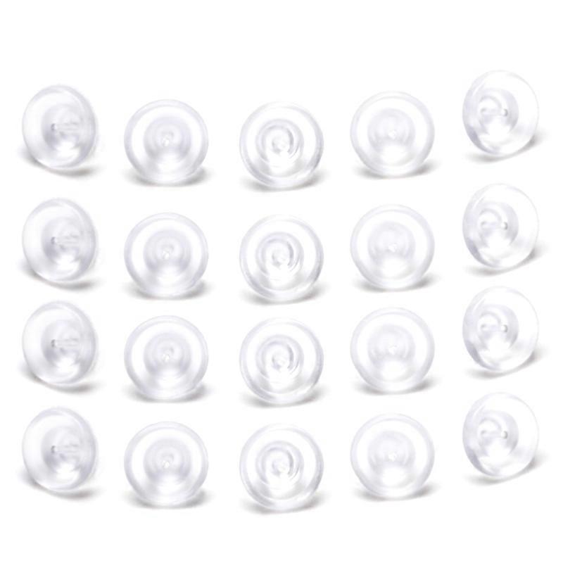 Round Ear Plugging Earnuts Earring Finding White Skid Resistance Handmade