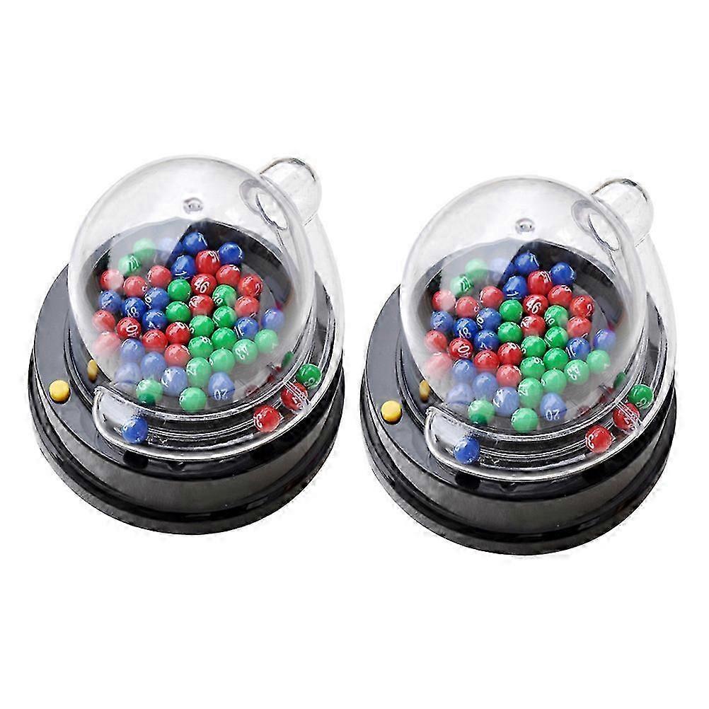 2 Set Electric Lottery Machine Lotto Games Machine Jackpot Machine Party Supply