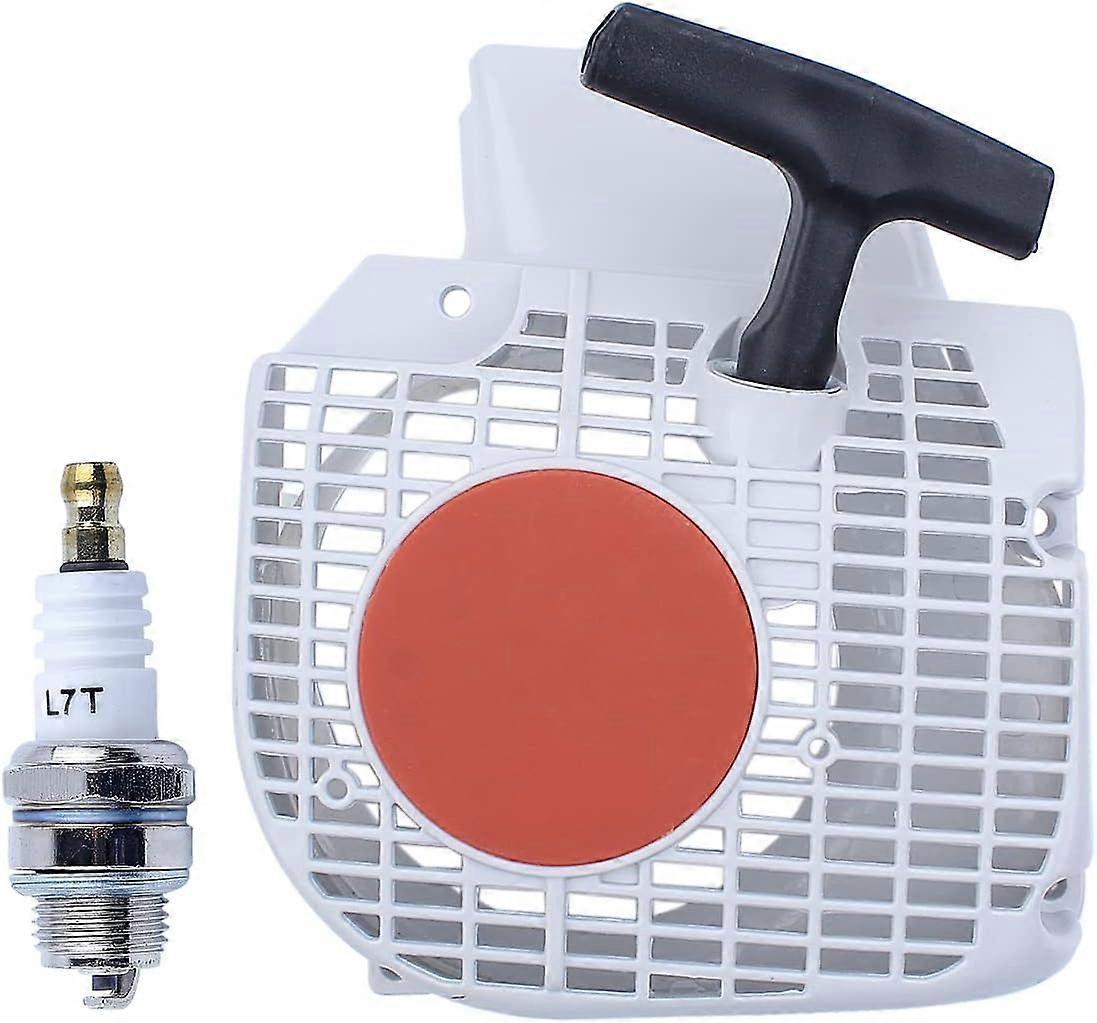 MS250 Recoil Starter Assembly for Stihl 021 023 025 MS210 MS230 Chainsaw 11230801802 1123 080 2115 with Spark Plug