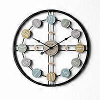 40CM wrought iron wall clock
