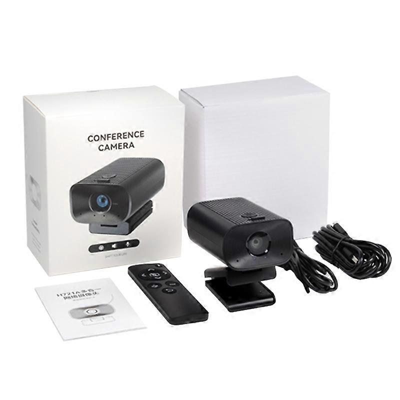 Auto Focus Webcam 1080P Hd 30fps with Stereo Microphone for Desktop Laptop Computer Meeting Streaming with remote control