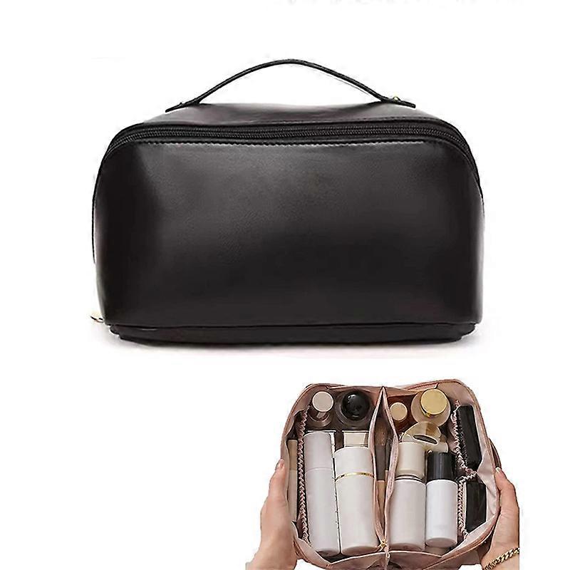 Large Capacity Multifunctional Storage Makeup Bag Pu Leather Makeup Bag