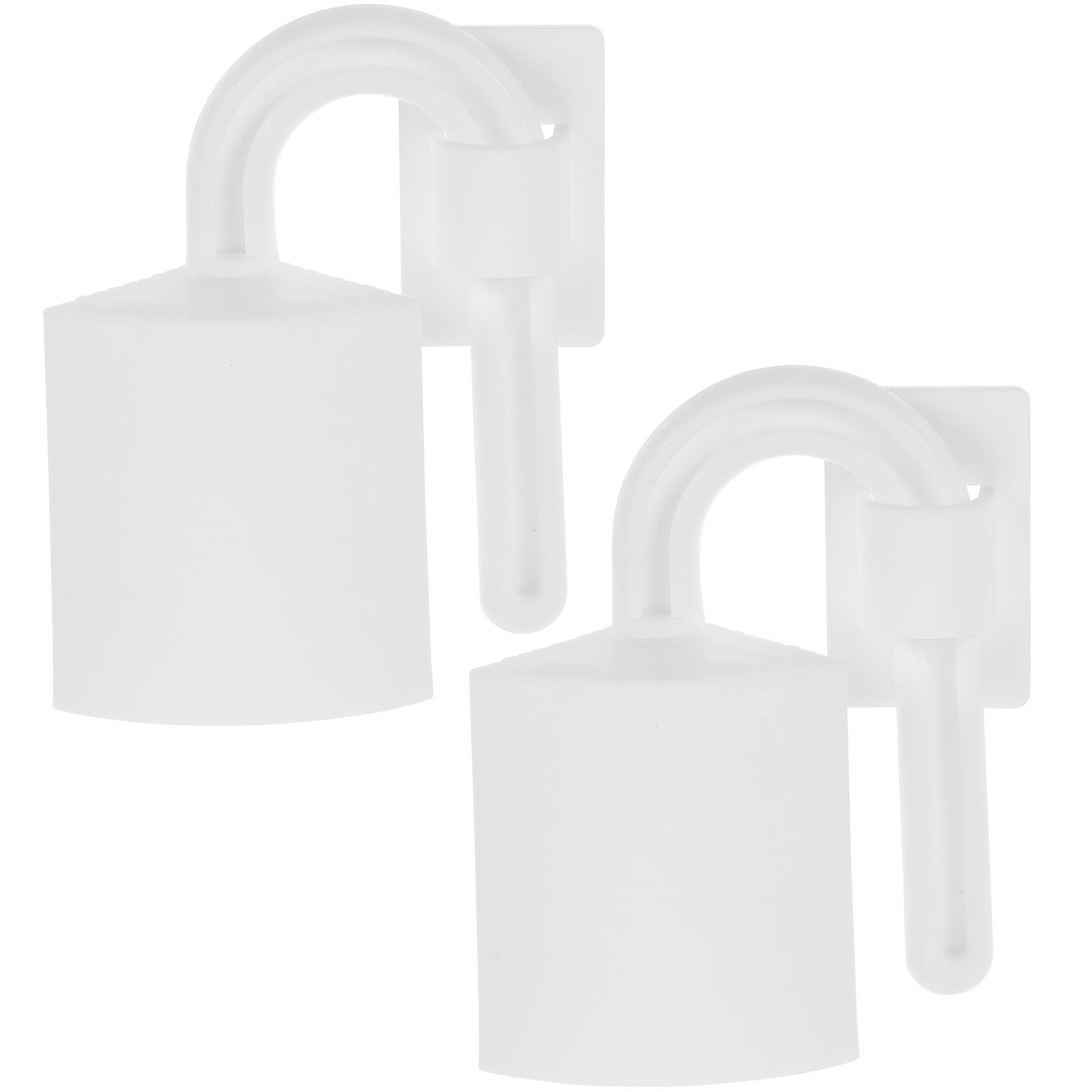 2 topes de seguridad para puertas de bebé (blancos)