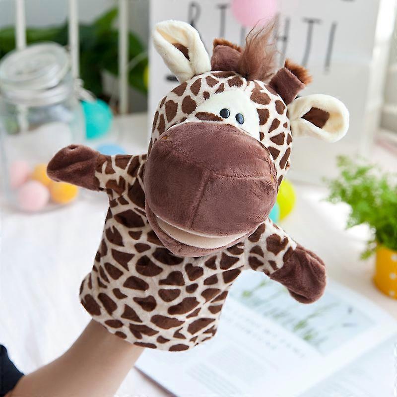 nici new doll hand puppet creative plush toy giraffe
