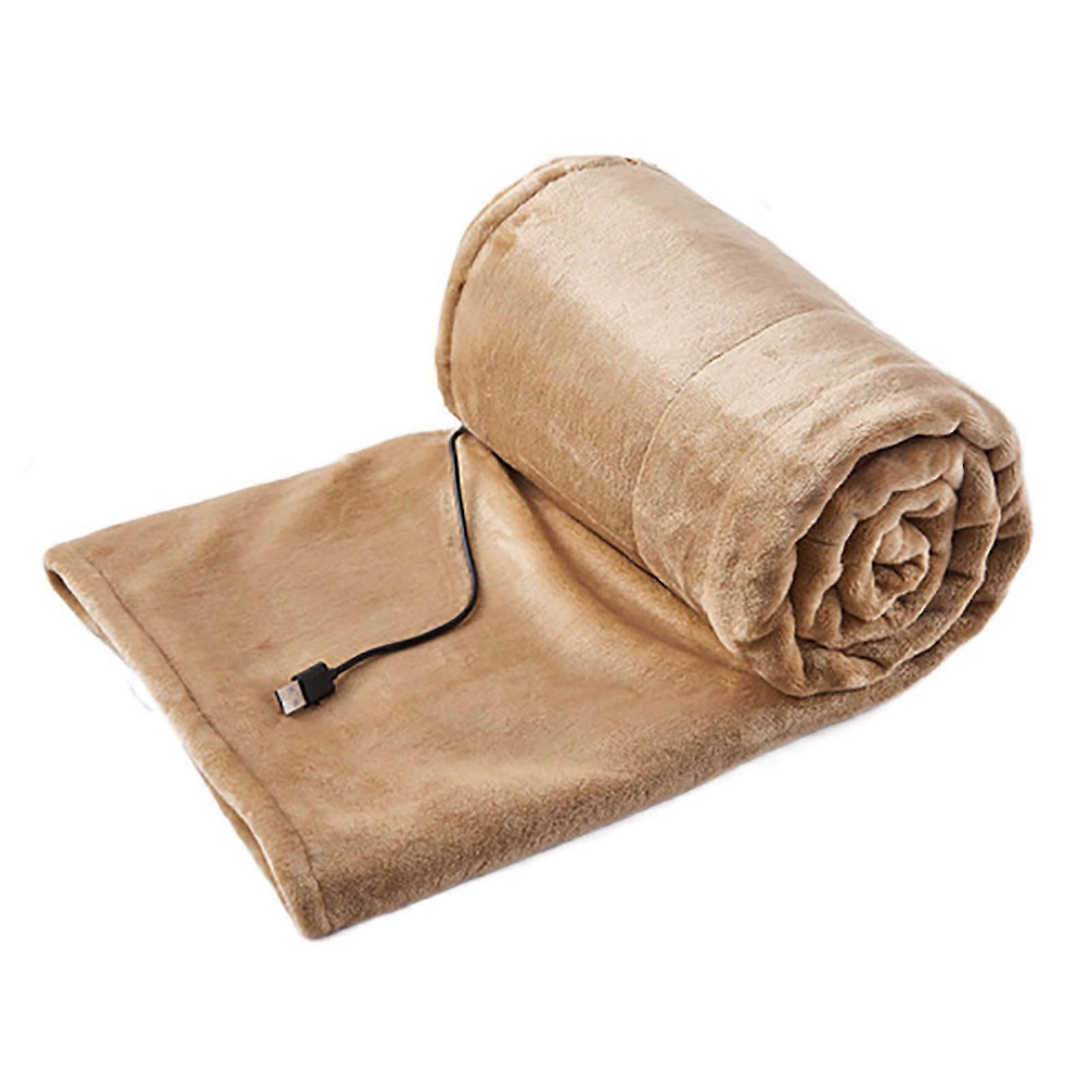 Farfi Heated Blanket Thickened Usb Charging Large Heating Range Safe Using Firm Hem Heating Blanket For Sofa