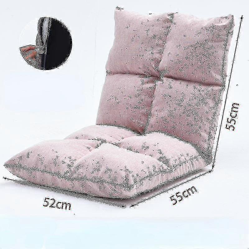 Japanese Floor Chair Folding Adjustable Lazy Sofa Chair Floor Gaming Sofa Chair Padded Lounger Soft Recliner With Back Support