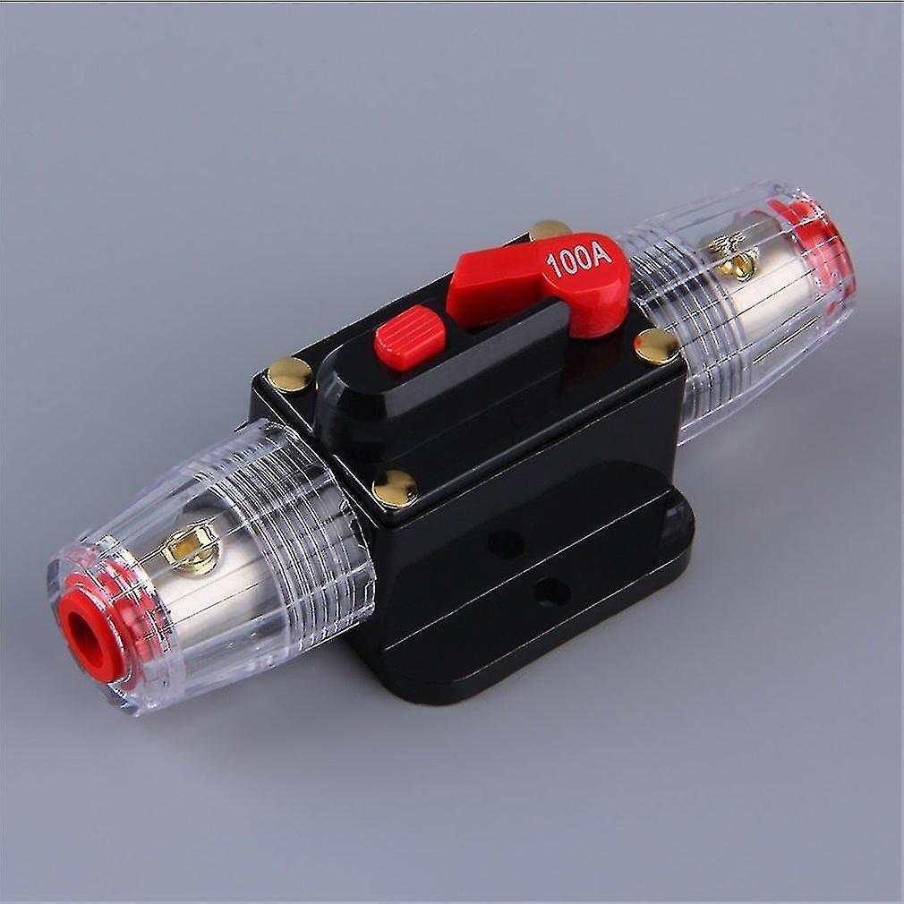 Car Audio 100/80-amp Circuit Breaker Manual Reset Switch Agu Fuse Holder