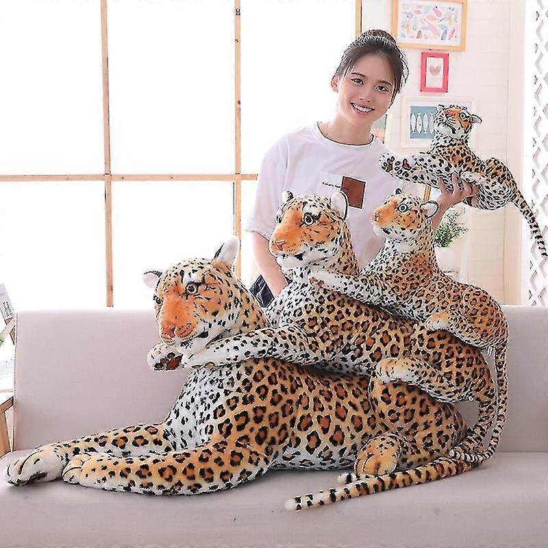 30-120cm كبير النمر النمر أفخم اللعب العملاق الأبيض النمر الأسود النمر لينة محشوة الحيوان وسادة الحيوان دمية اللعب للأطفال