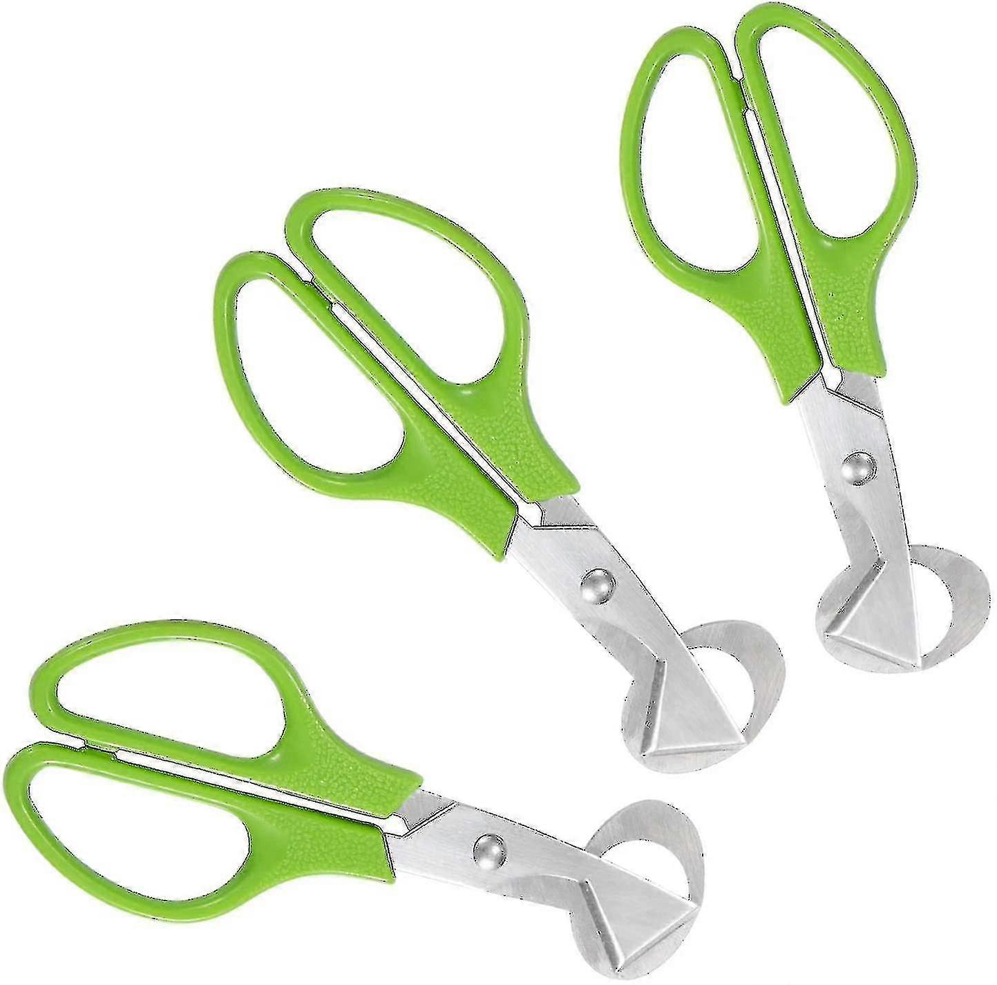 3pcs Quail-egg Cutter Scissors Kitchen Scissors-stainless Steel Pigeon Scissors Hs