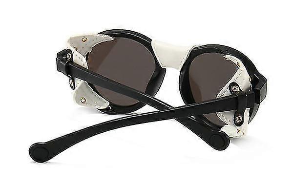 Steampunk Oval Windproof Goggles [white Mercury]