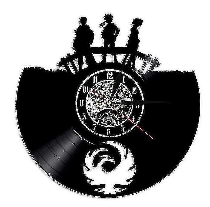 Stylish Naruto Vinyl Record Wall Clock