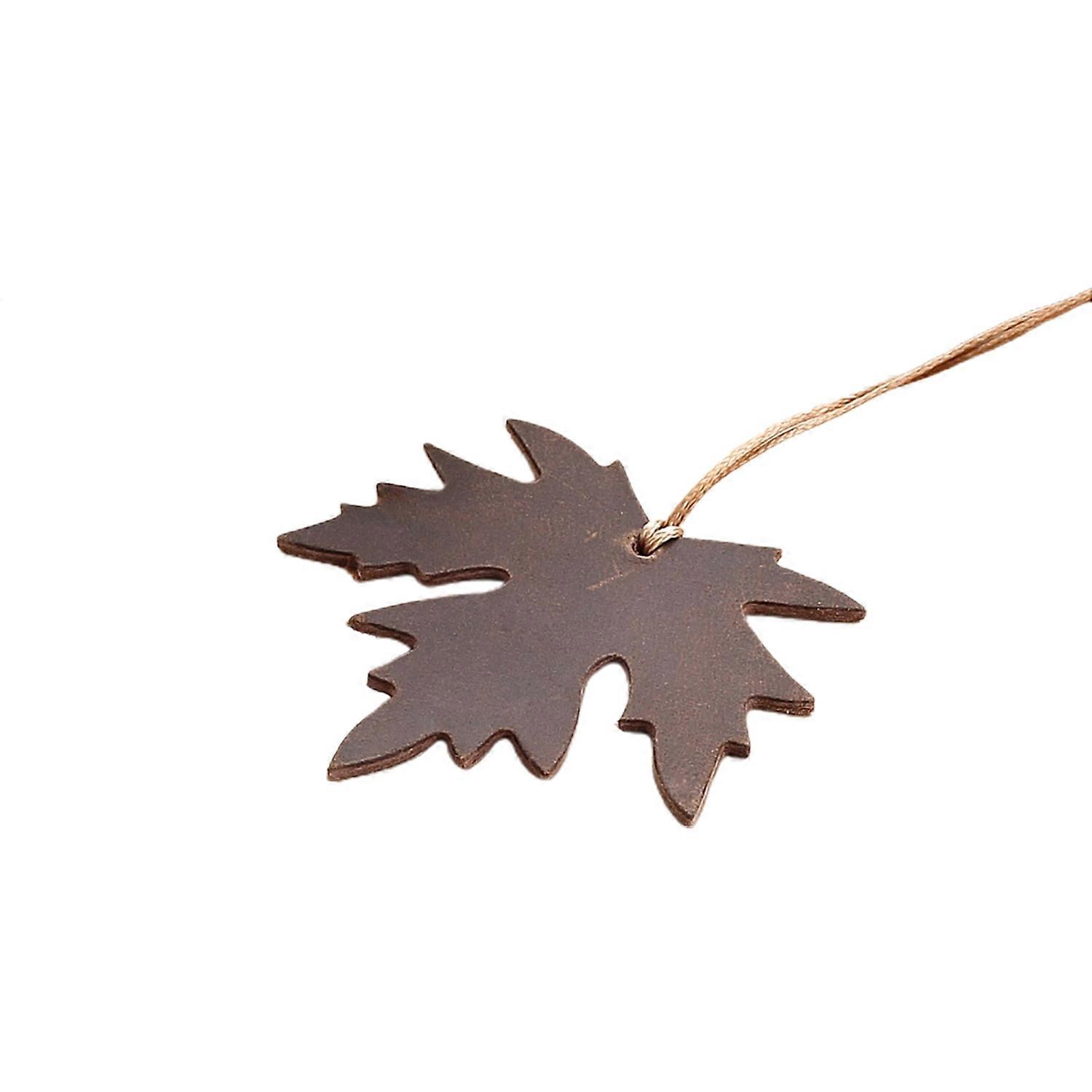 Reading Bookmark Anti-scratch Colorfast Smooth Surface Labeling Vintage Faux Leather Maple Leaf