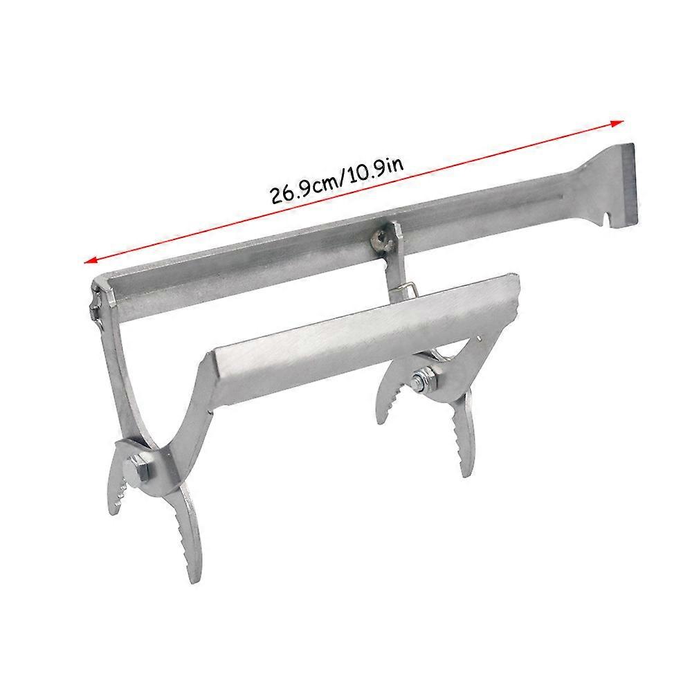 Gaibosi 1 Pcs Stainless Steel Shovel Splint Clip Metal Scraper Clips Scraper Multi-function Nest Frame Clips Frame Hardware Beekeeping