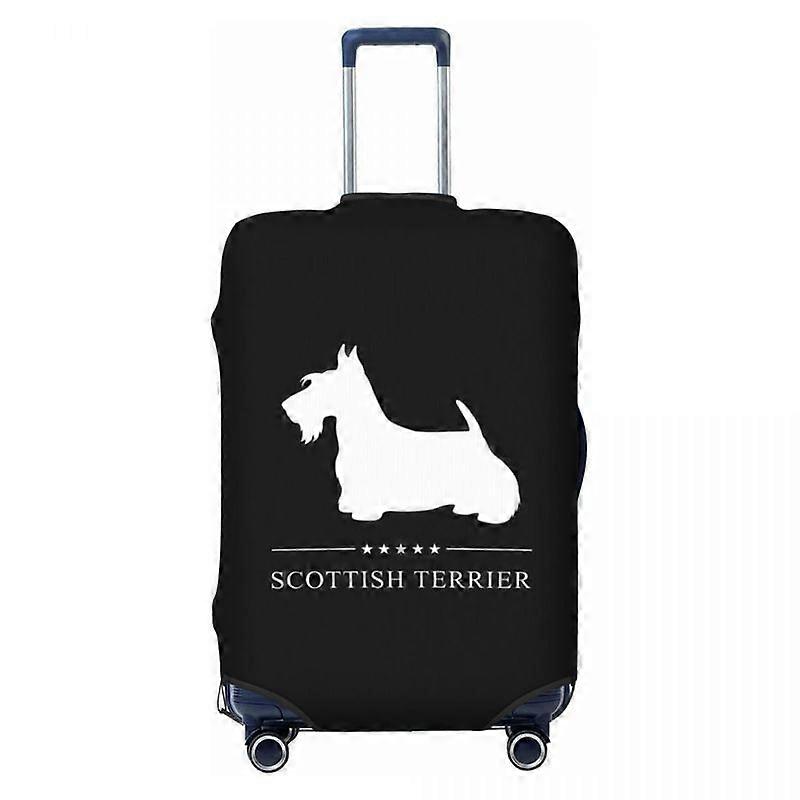 Scottish Terrier Travel Bagagem Capa Lavável Scottie Cão Mala Capa Protetor Fit 18-32 polegadas