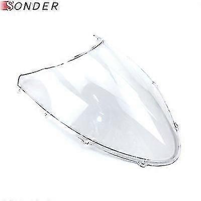 Parbriz dublu bule pentru Ducati 848 1098 1198 1098s 1198s Parbriz ecran Deflectoare de vânt negru clar Boris