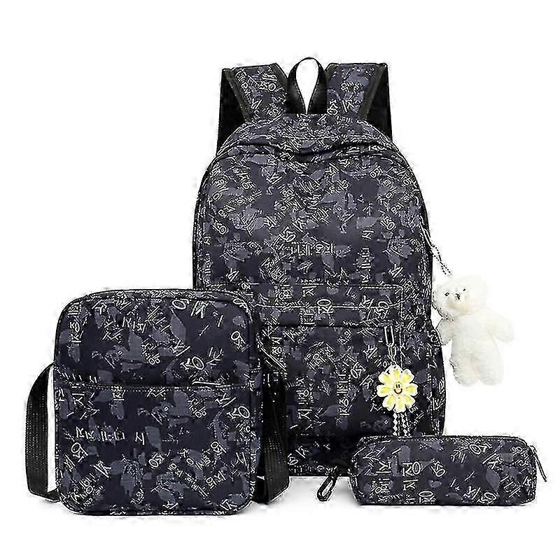 Zaino scolastico per bambini, set da 3 pezzi