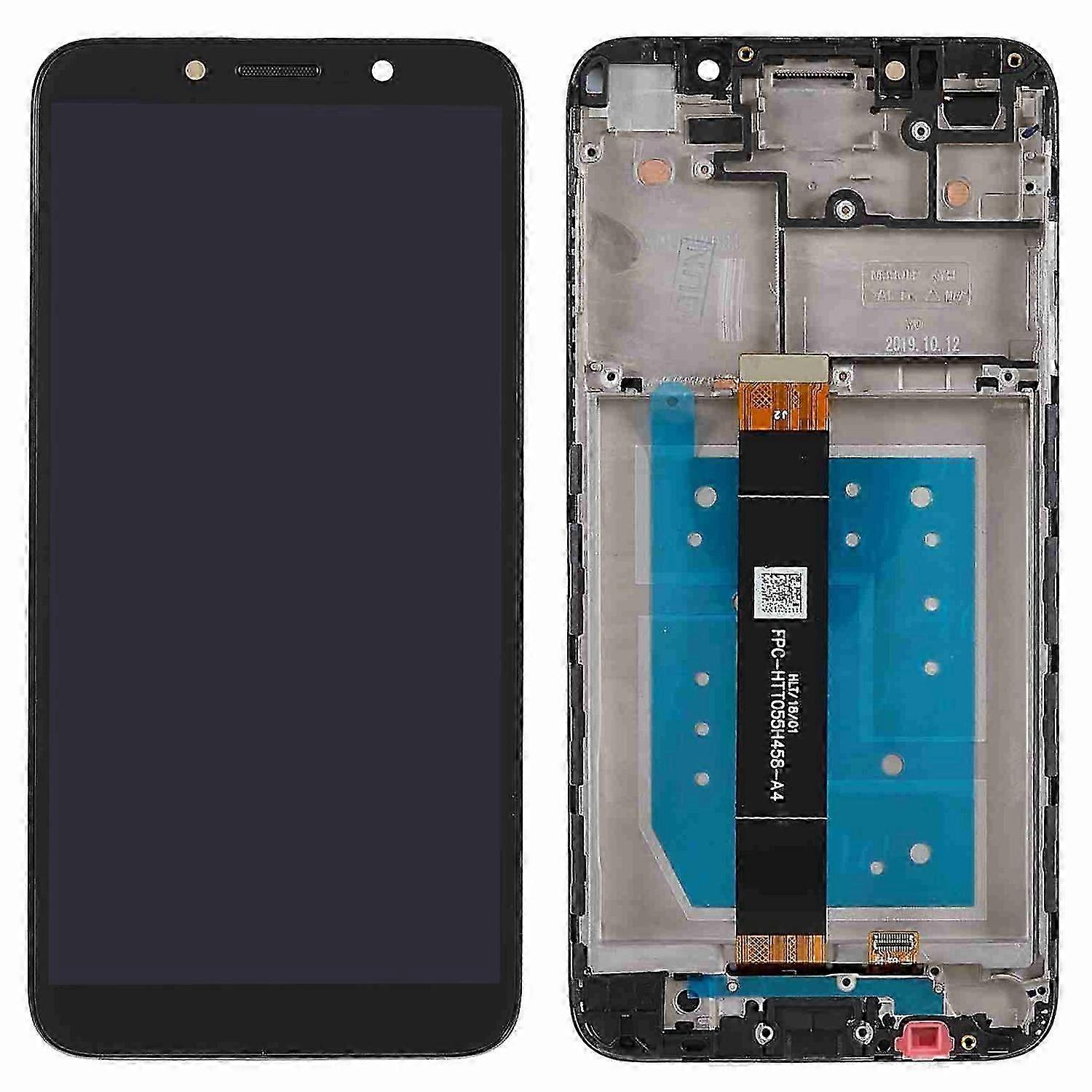 2026 Compatible with Huawei Y5p Grade B LCD Screen and Digitizer Assembly+Frame Replacement Part (without Logo)