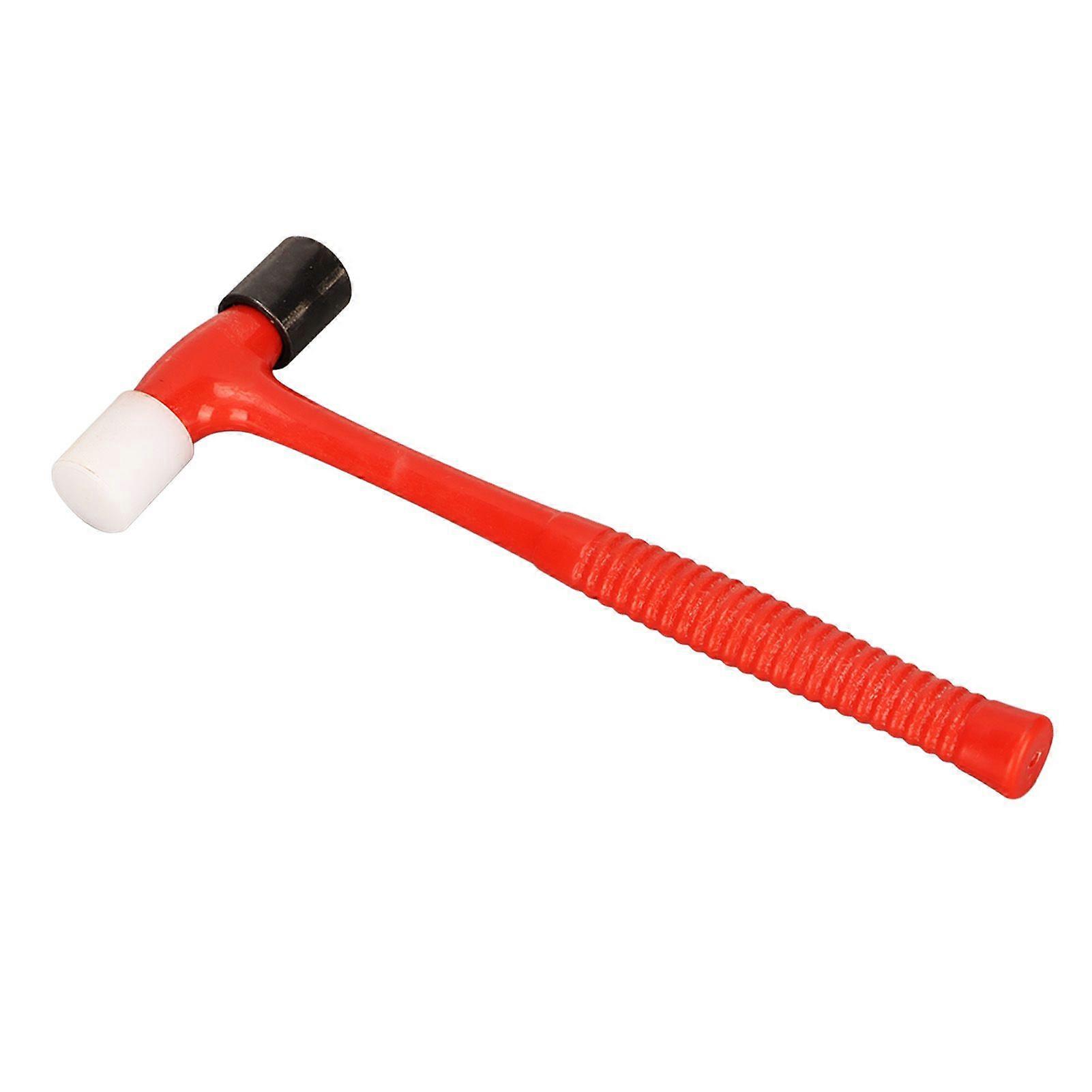 Hammer Mallet Round Head Mini Double Faced Mallet with Rubber Handle Installation Tool for Woodworking