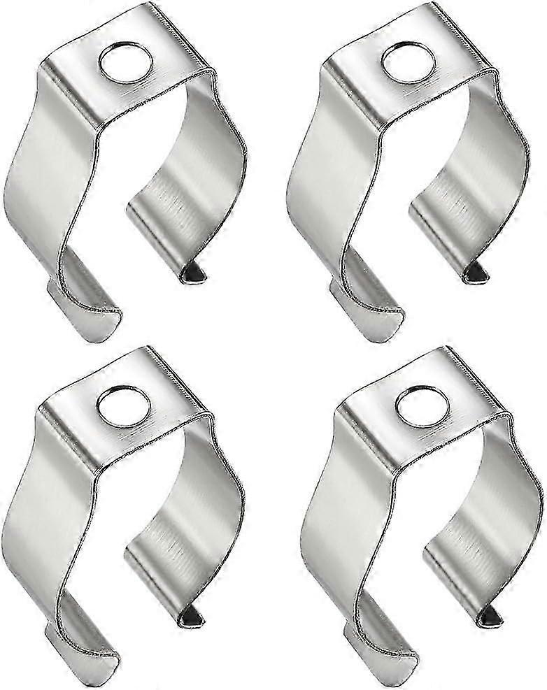 20Pcs T8 U στήριγμα κατόχων συνδετήρων για το ελαφρύ σωλήνα των οδηγήσεων, εξαρτήματα τοποθέτησης φθορισμού σωλήνων των οδηγήσεων