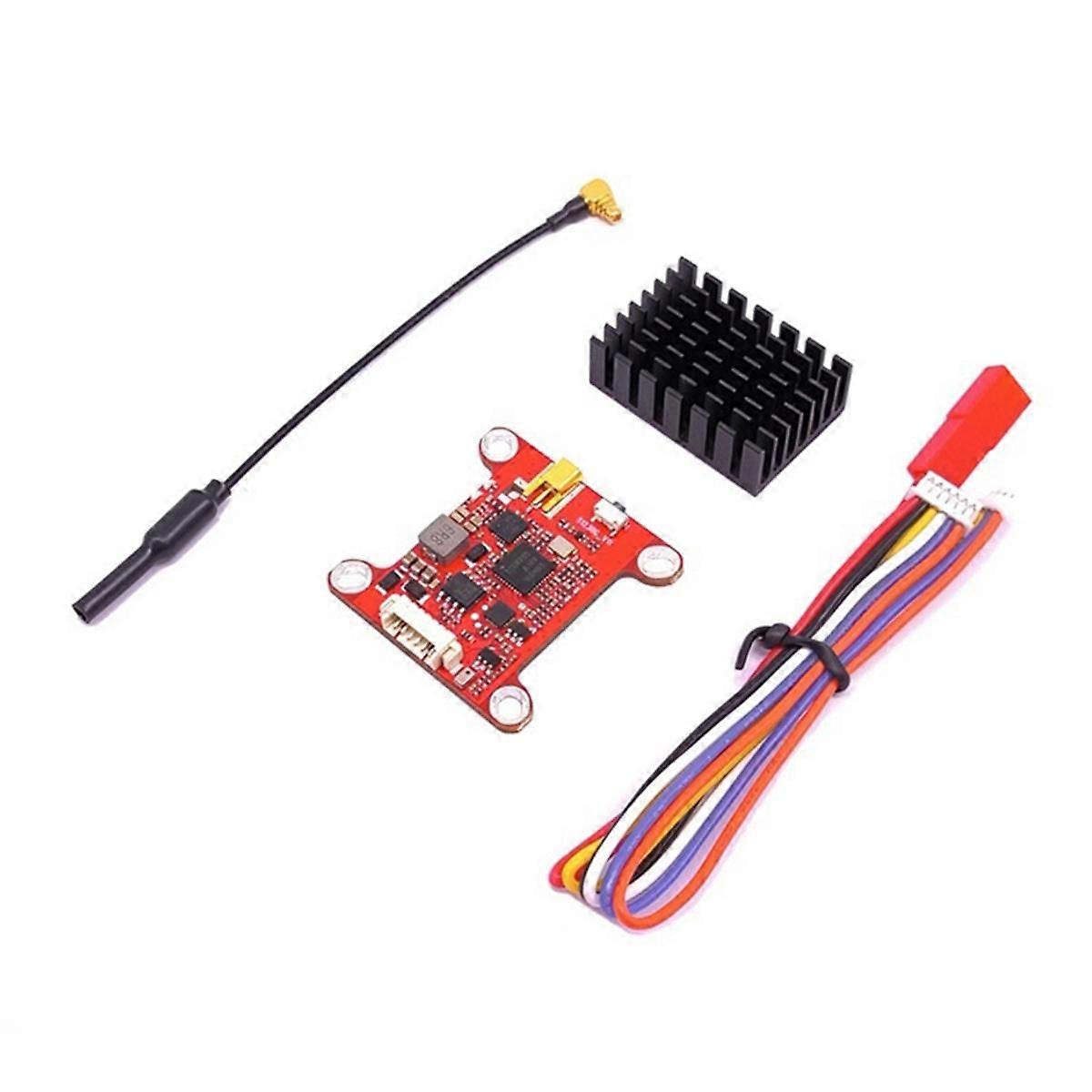 5.8G 1.6W VTX 48CH Video Transmitter High Power VTX Built in Microphone for Long Range Drone RC Mod