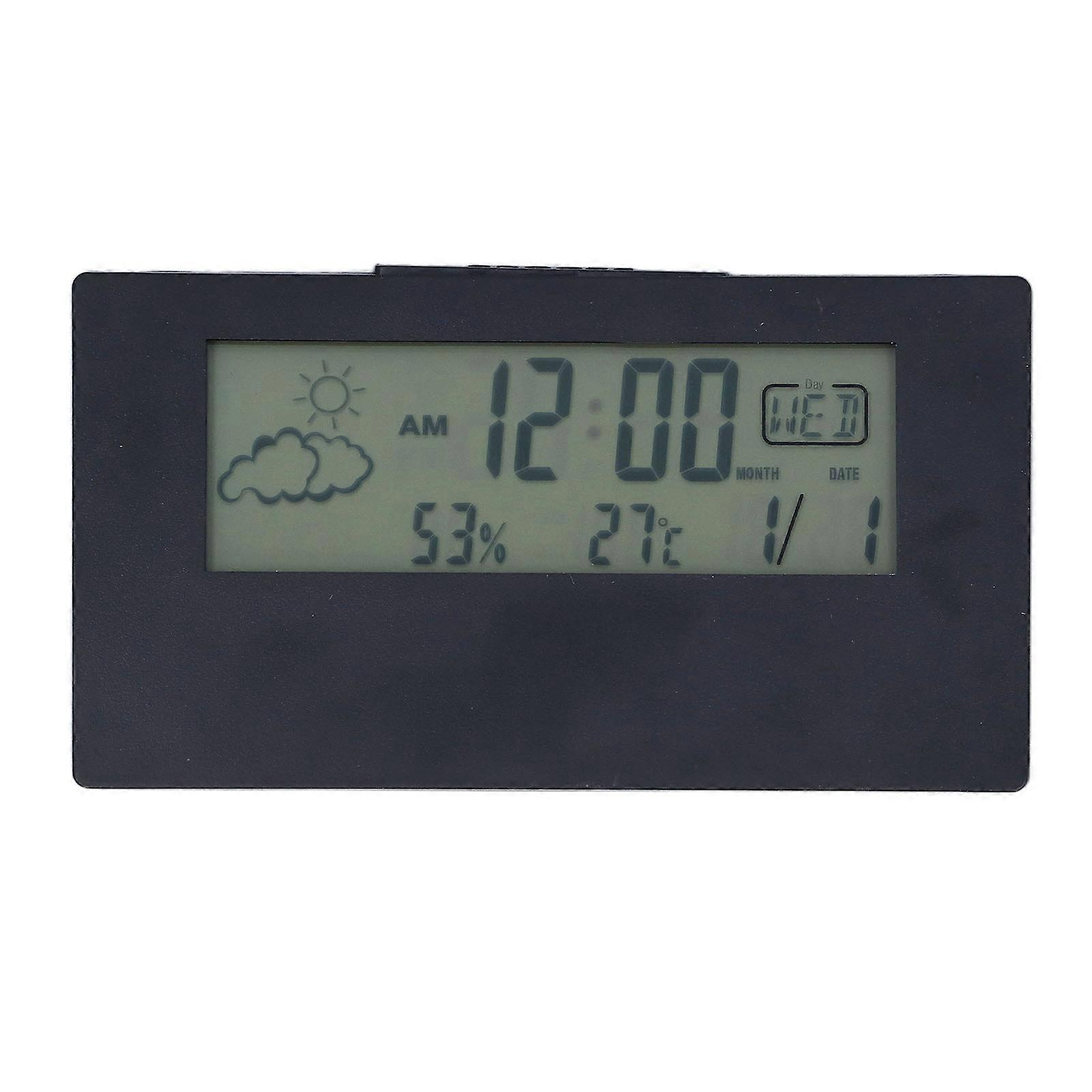 Multifunctional Timing: Digital Alarm Clock - LCD Backlit Display for Bedroom