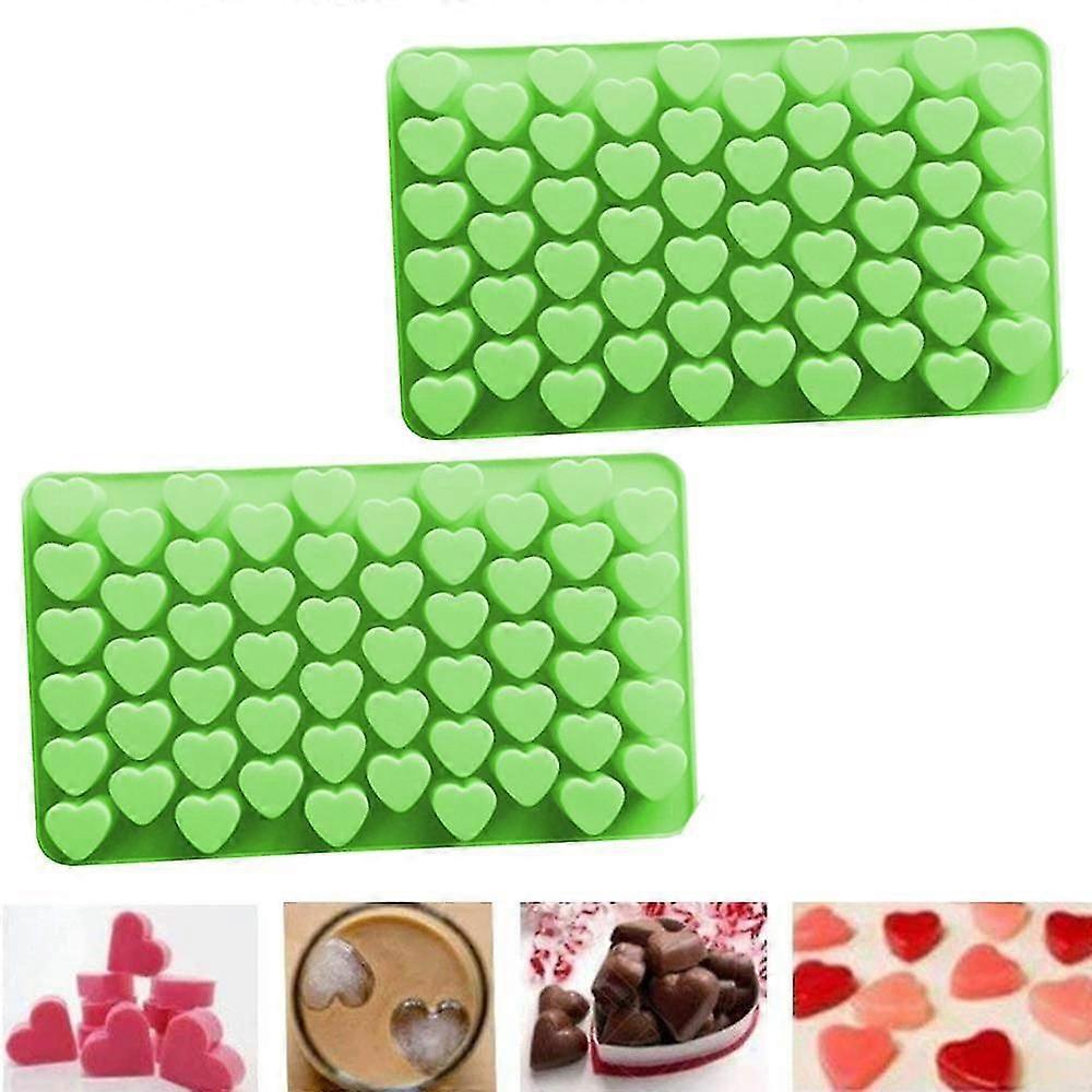 Mold Mini Heart Shape Silicone Ice Cube Molds Trays/chocolate Mold