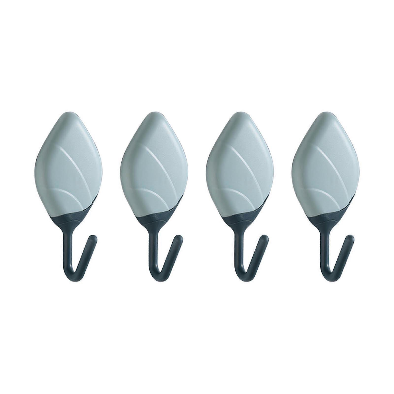 Leaf Non-Marking Hooks, No-Hole Towel Hooks for Kitchen  Bathroom Walls