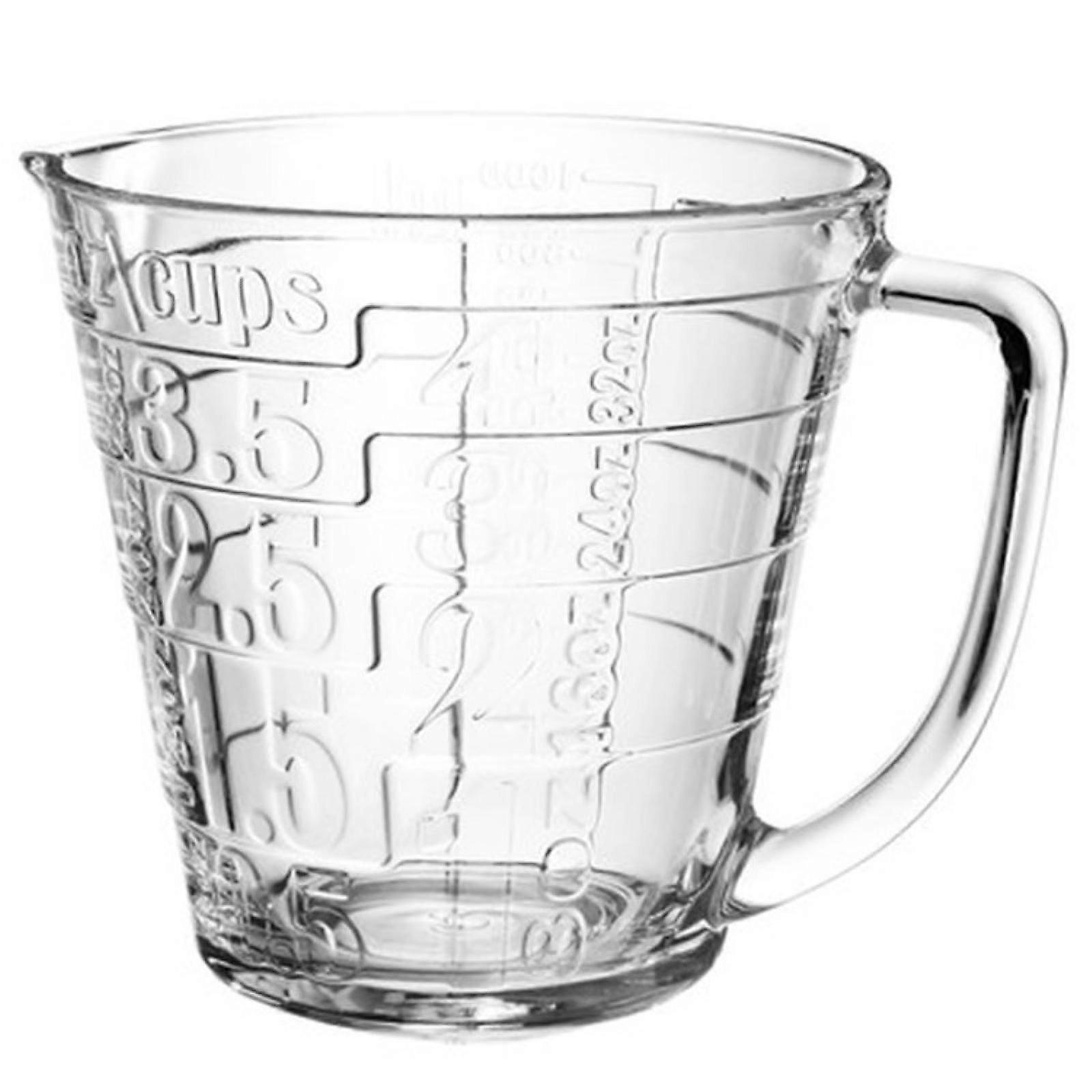Glassware Glass Liquid Measuring Cup  (Clear)