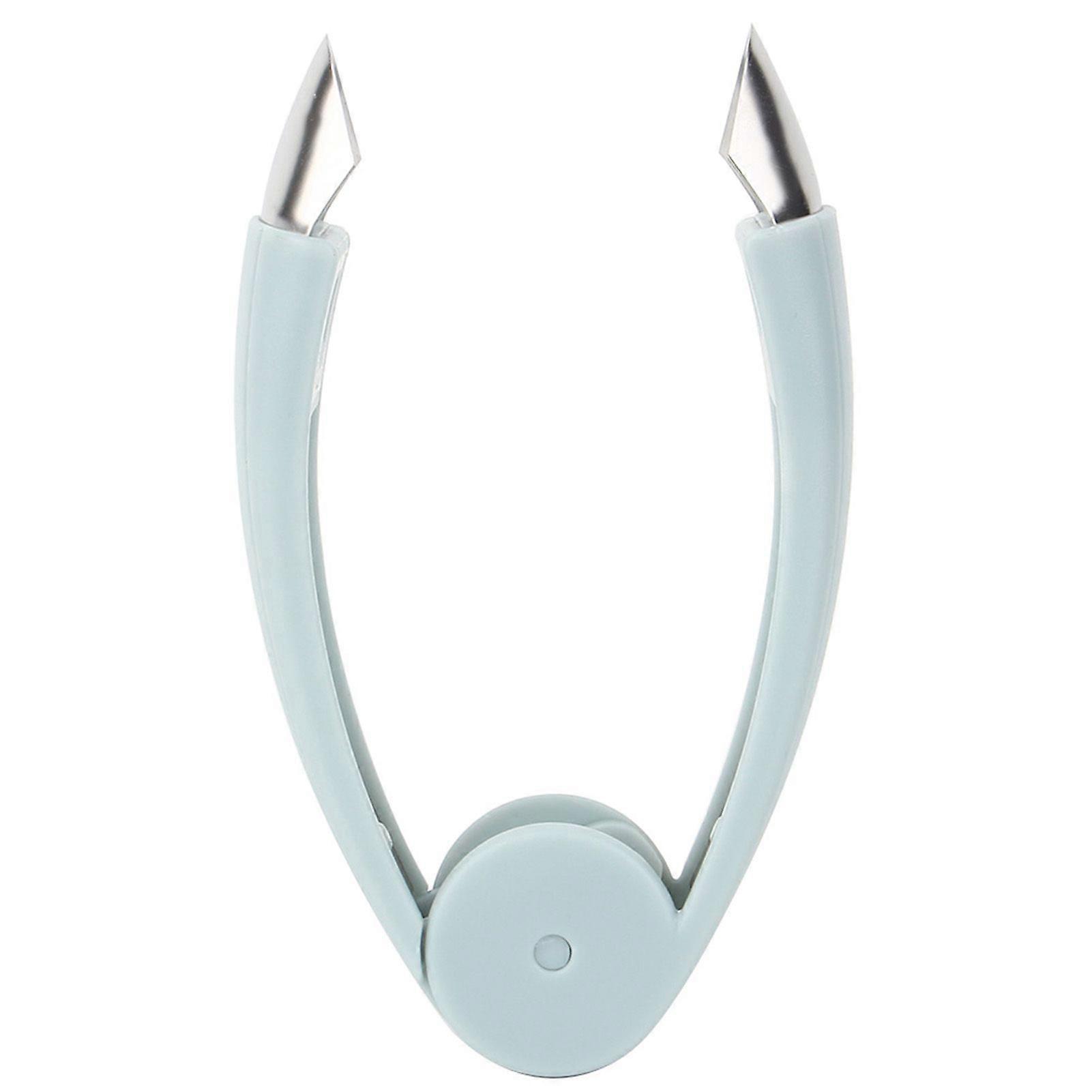 Pineapple Clip Pineapple Peeler V Shaped Fruit Vegetable Knife Gadget Kitchen Tools Blue