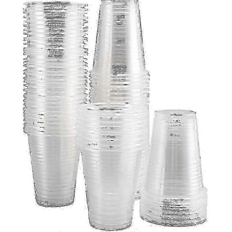 100 Pack Plastic Cups, Plastic Cups, Disposable Plastic Cups Clear Plastic Cups Clear Cups, Disposable Clear Plastic Cups