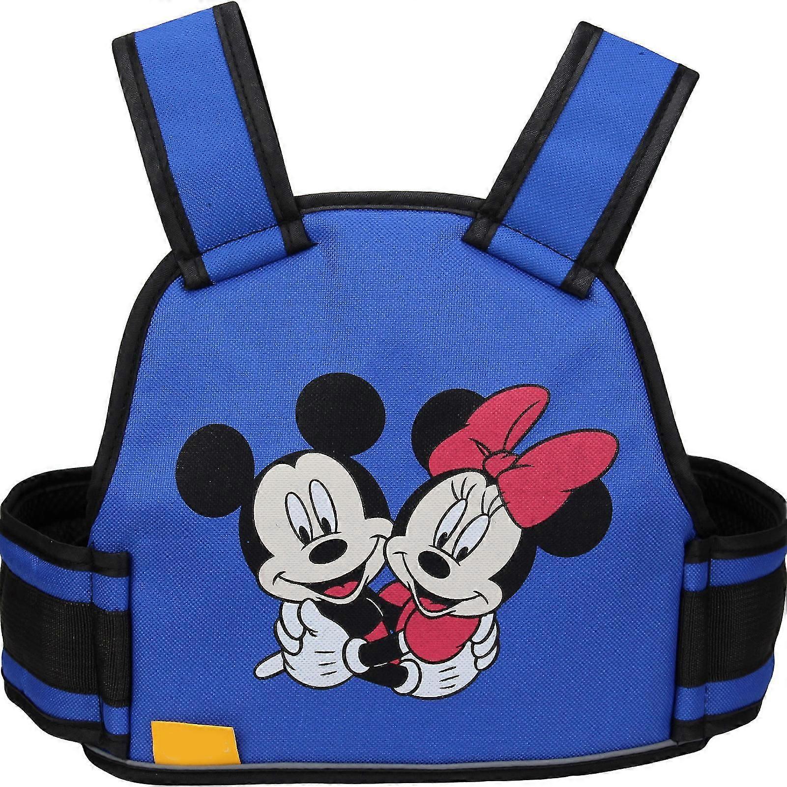 Kids Adjustable Oxcompatible withd Motorcycle Safety Belt - Cartoon Design with Reflective Strips