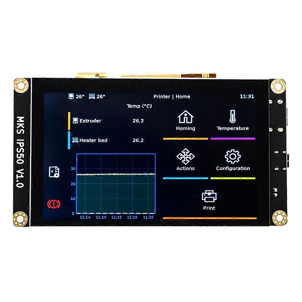 MKS IPS50 5-Zoll-kapazitiver Bildschirm Unterstützung LCD-Bildschirm USB Typ C MKS SKIPR