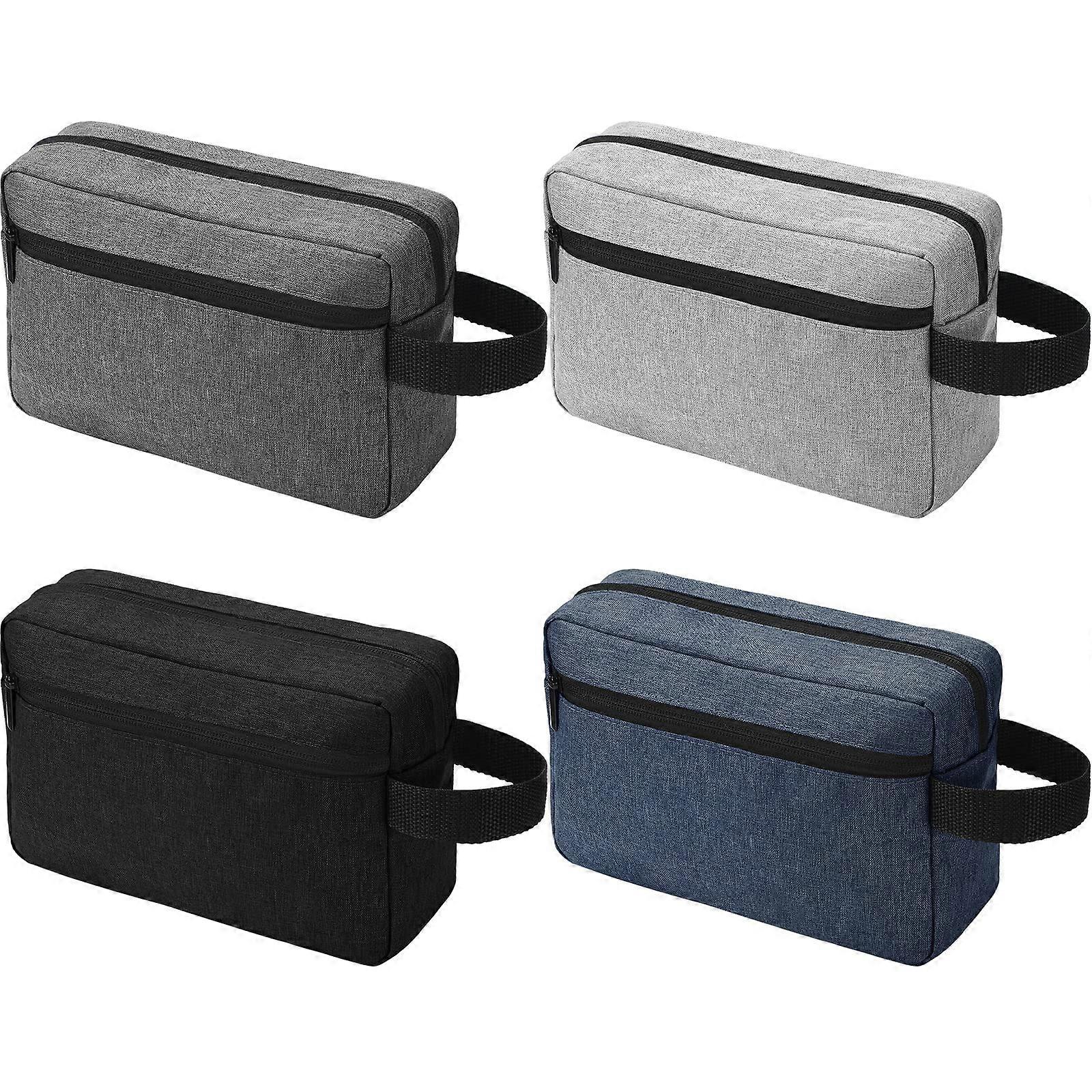 4 Pcs Water Resistant Toiletry Bags for Travel Storage, Compact Size, Durable Material, Multi-Purpose Organizer