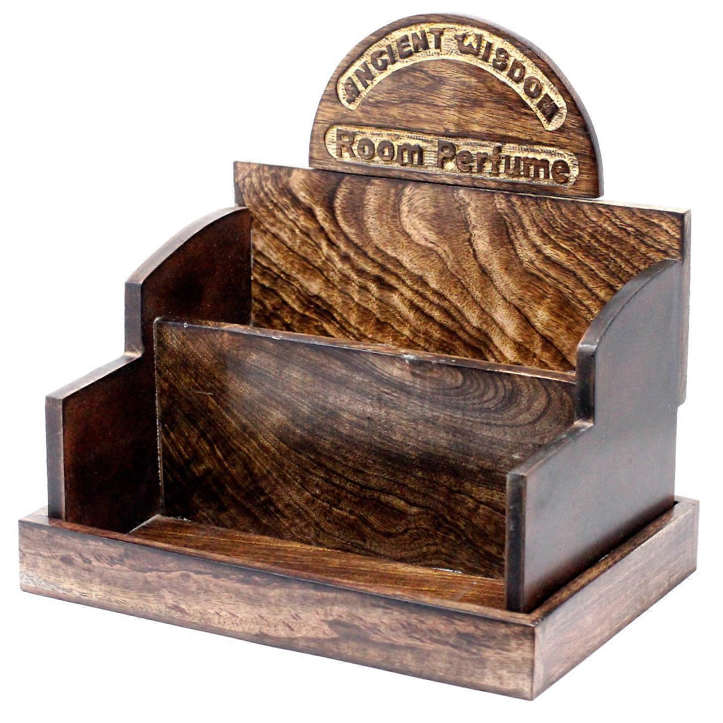 Retail Display Stands Room Perfume Display Stand Mango Wood