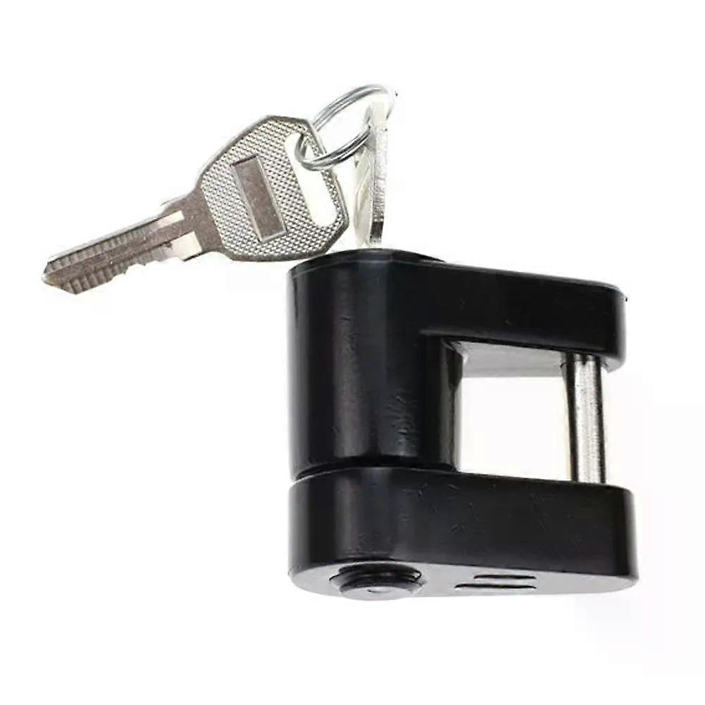 Trailer Hitch Coupler Lock Heavy-Duty Hook Lock Anti-theft Durable Trailer Coupler Padlock Repalcement Parts Security Protector MAXP