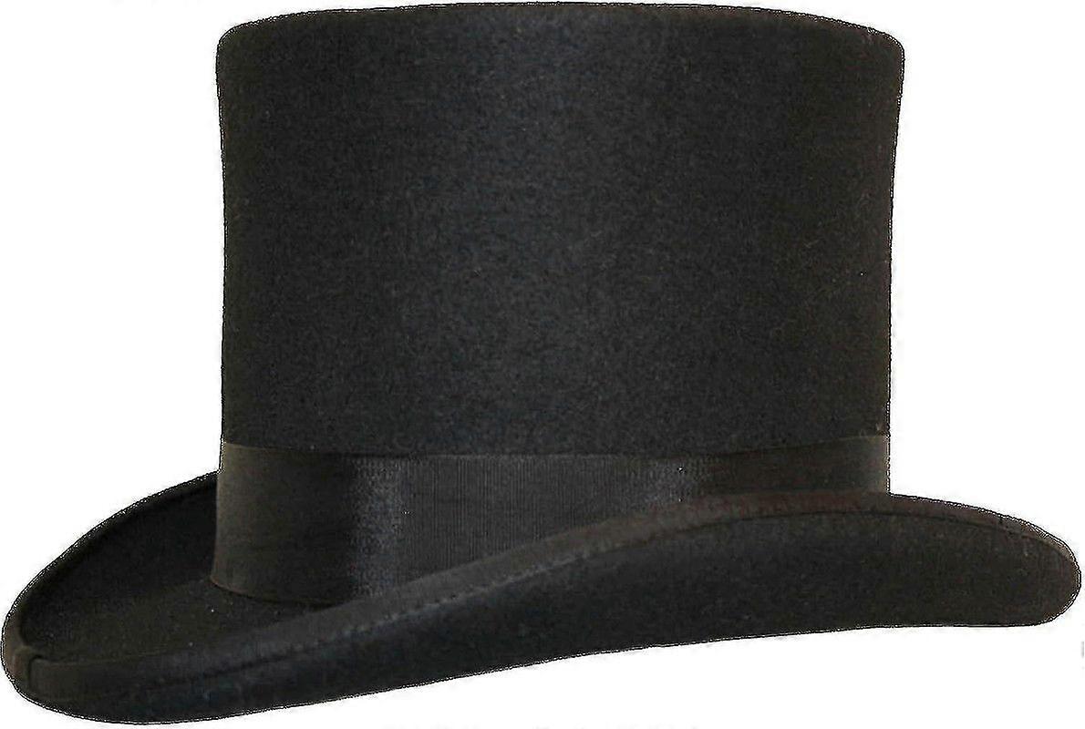 Hand Made Wool Top Hat Satin Lined Small To Xxl