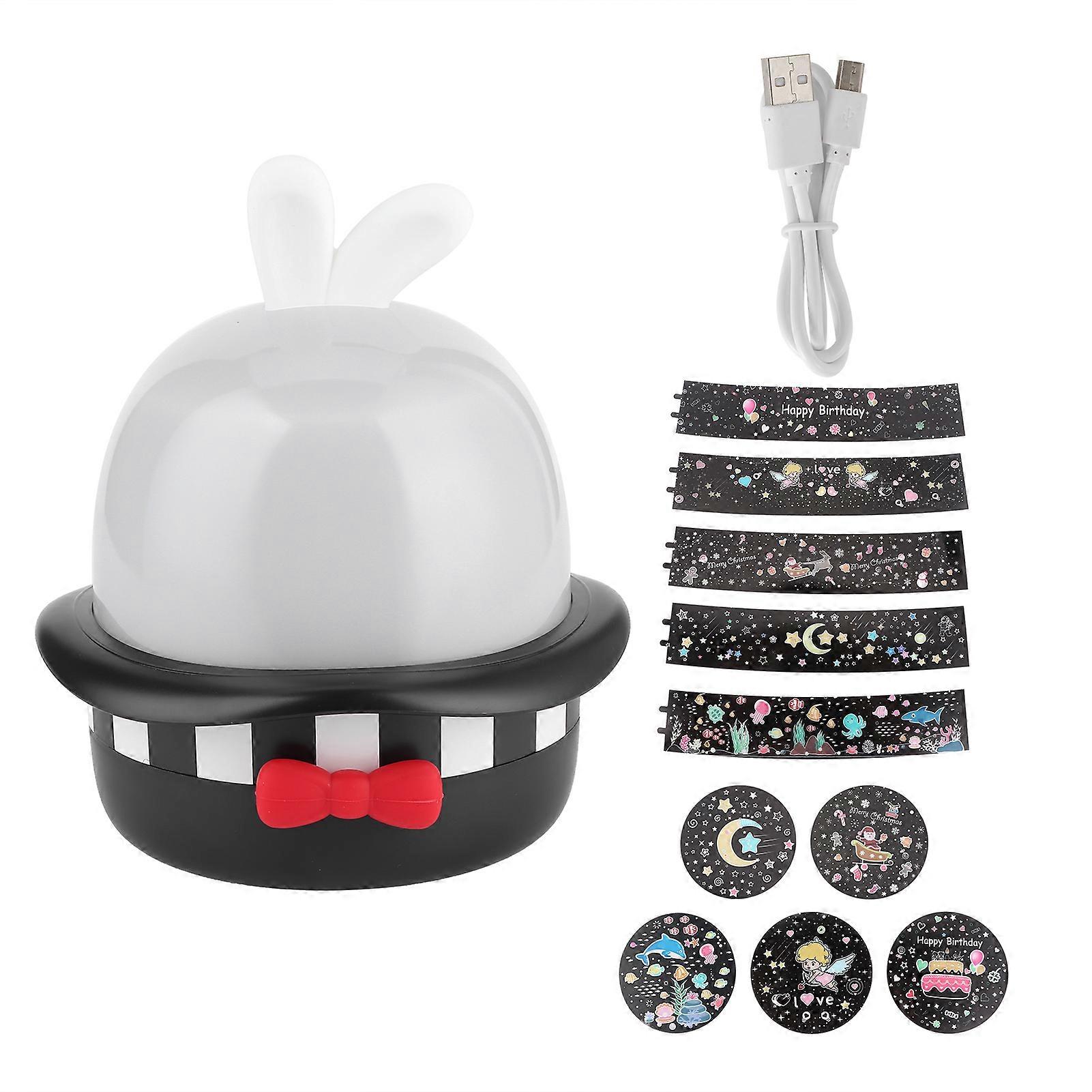 Another Rabbit - shaped Mini Music - playing Projection Night Light for Bedroom