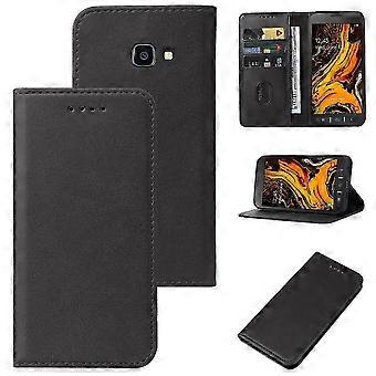 compatible Samsung Galaxy Xcover 4s Magnetic Closure Leather Phone Case