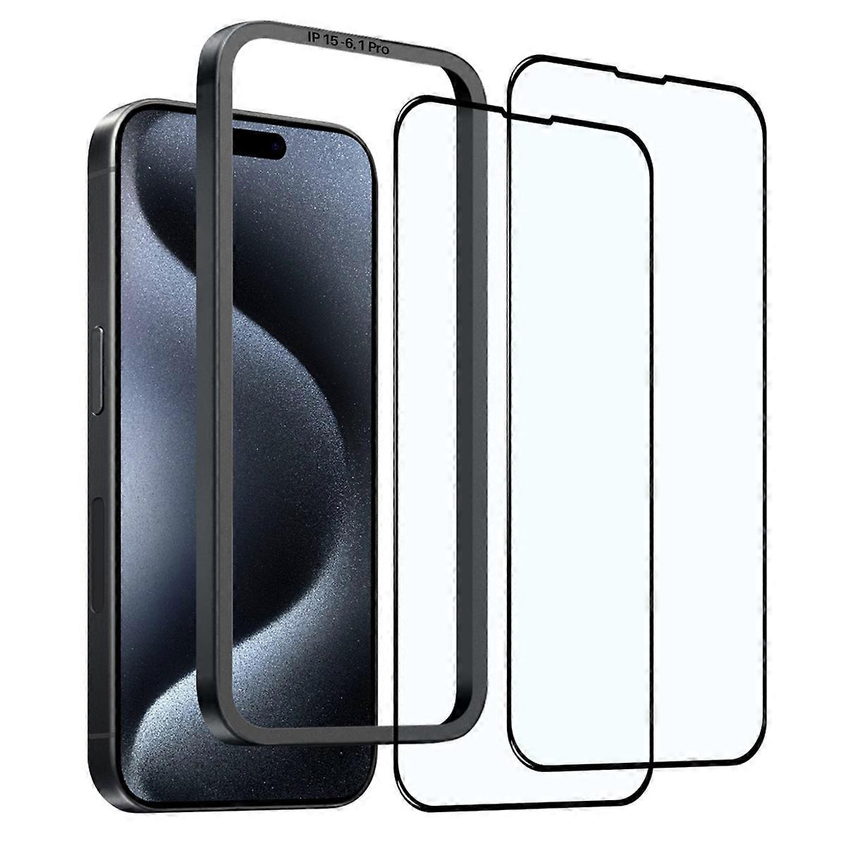 For iPhone 15 Pro Tempered Glass