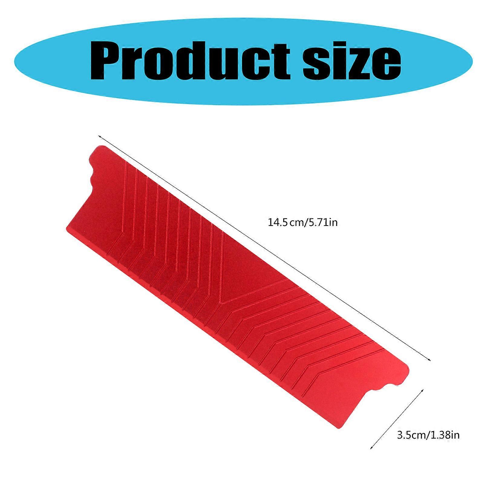 Desktop Computer Memory Radiator Aluminum Metal Radiator Memory Coolers Heat Sink Aluminum Memory Heat Dissipator  Red