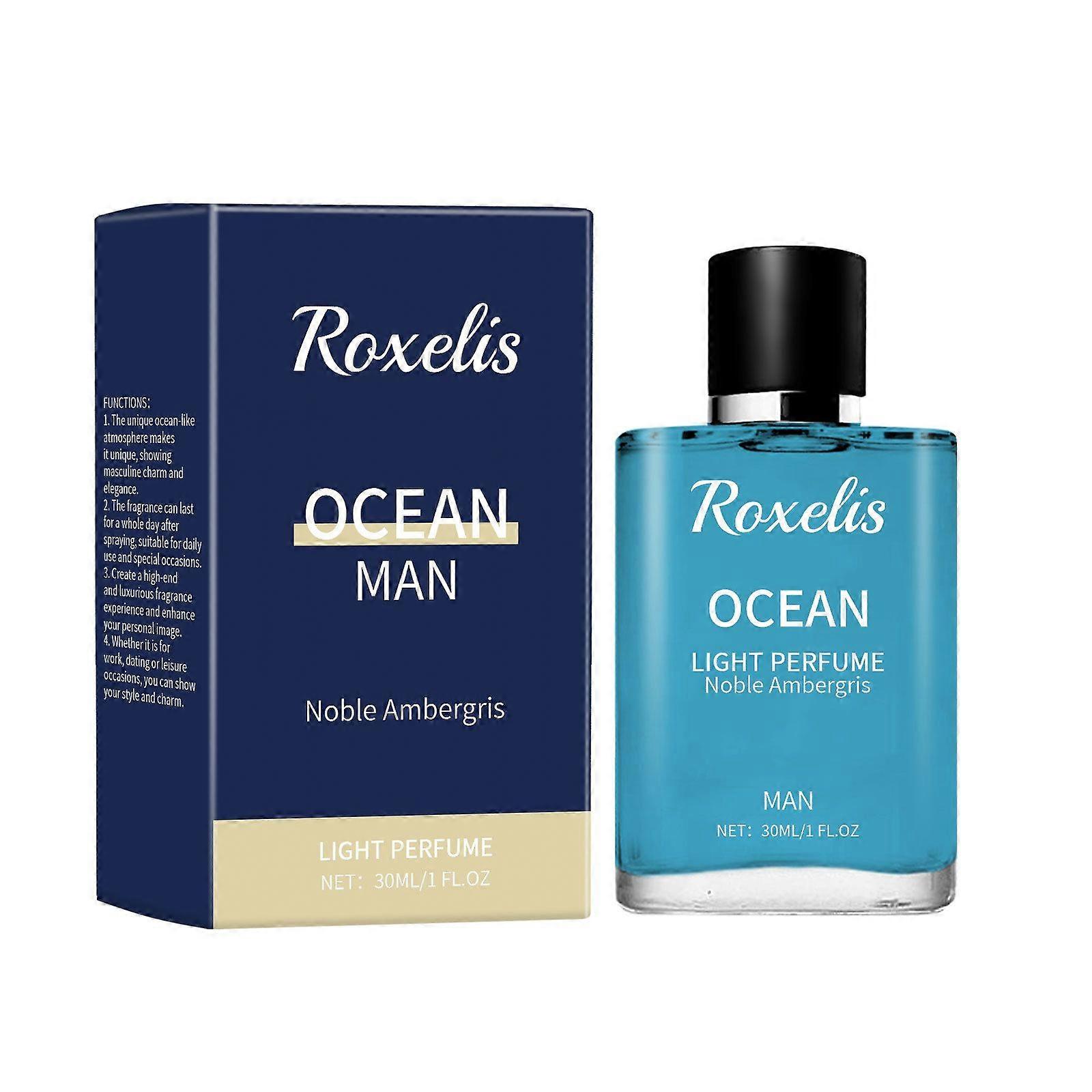 Ambergris Blue Ocean Άρωμα Ανδρική γοητεία Ατμόσφαιρα Φορητό άρωμα Ελαφρύ άρωμα Ocean Blue Άρωμα