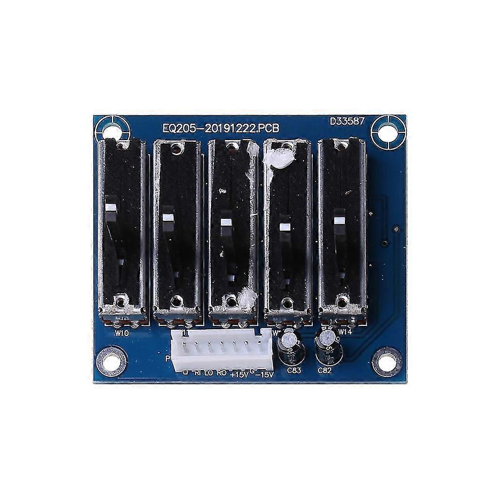 EQ Equalizer Board Stereo Dual Channel Adjustable Tone Boards Preamp Frontplatte
