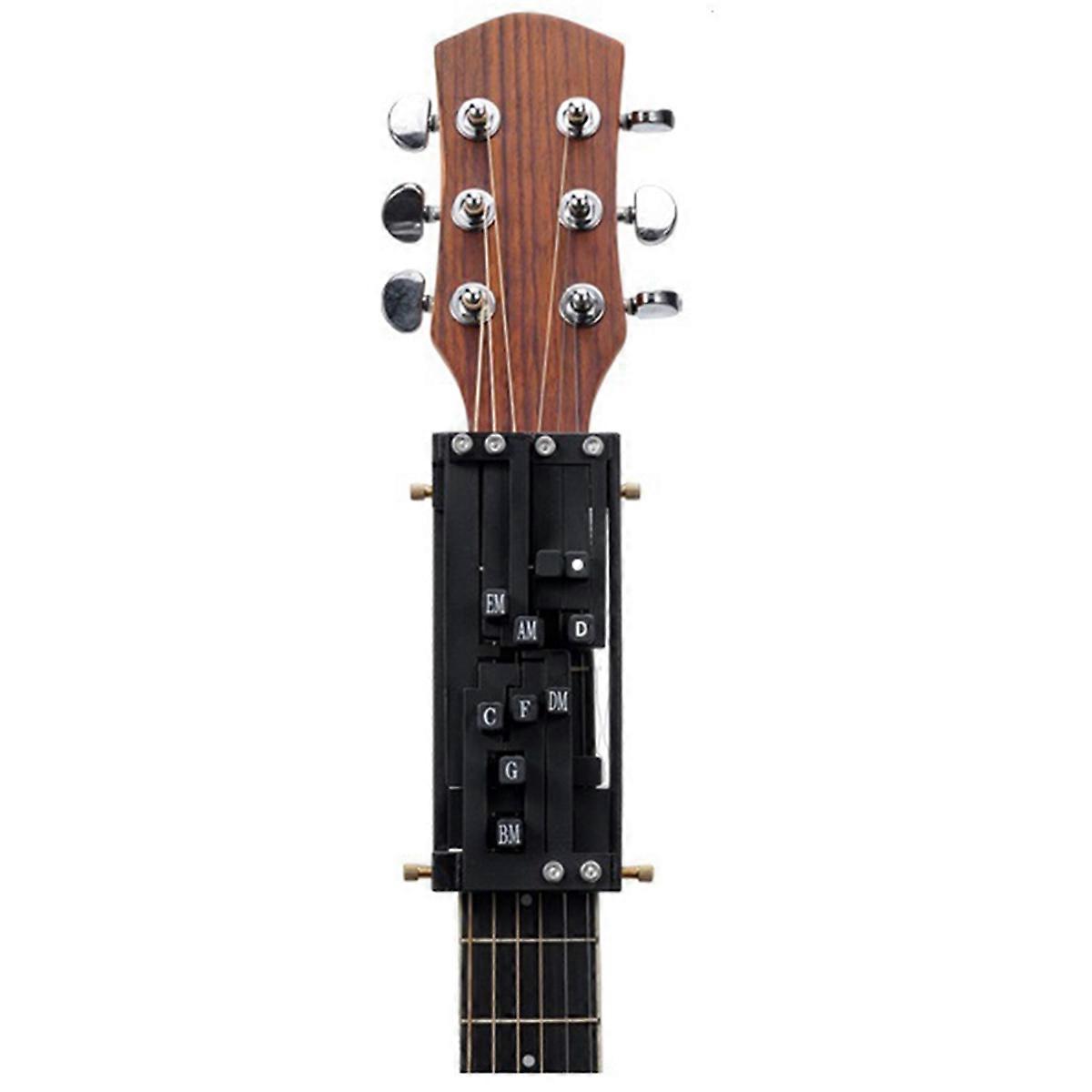 Chord Machine, Guitar Auxiliary Artifact,Chord Practice Black