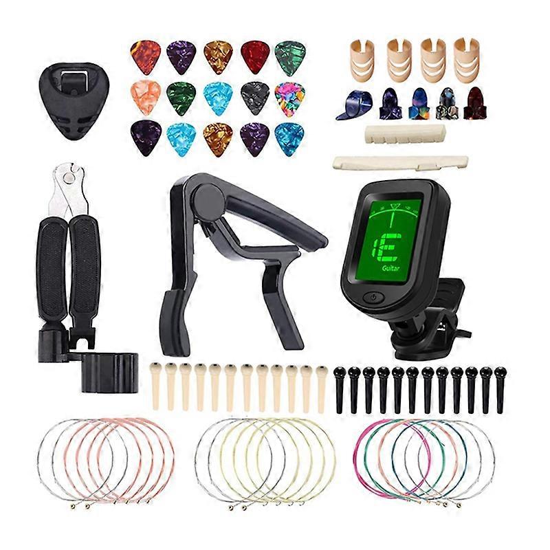 Guitar Repair and Care Tool Tuner Capo Three-In-One Winding String