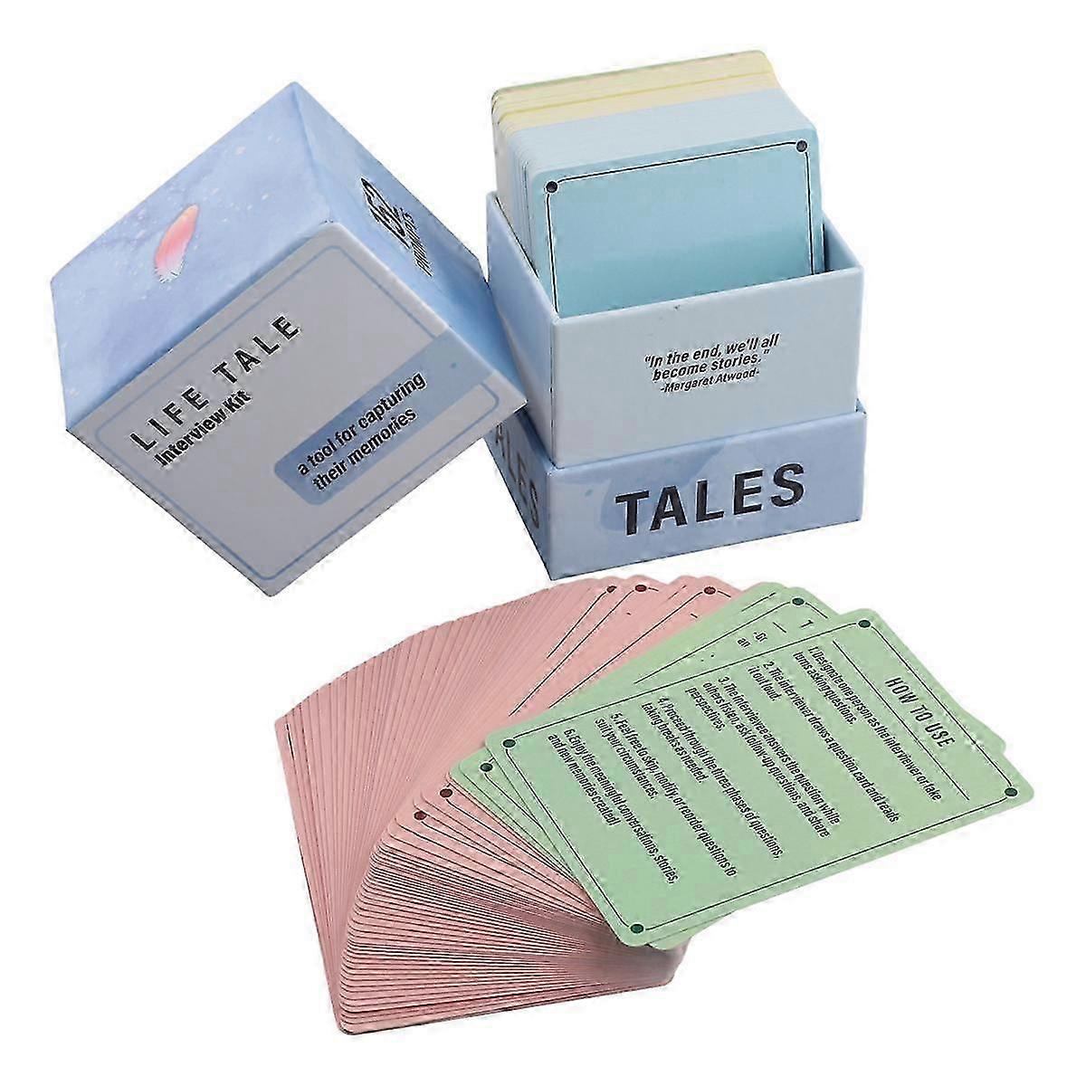 Interview Kit Cards Tales LifeStory Interview Kit Family GameNight with Curated Question Cards