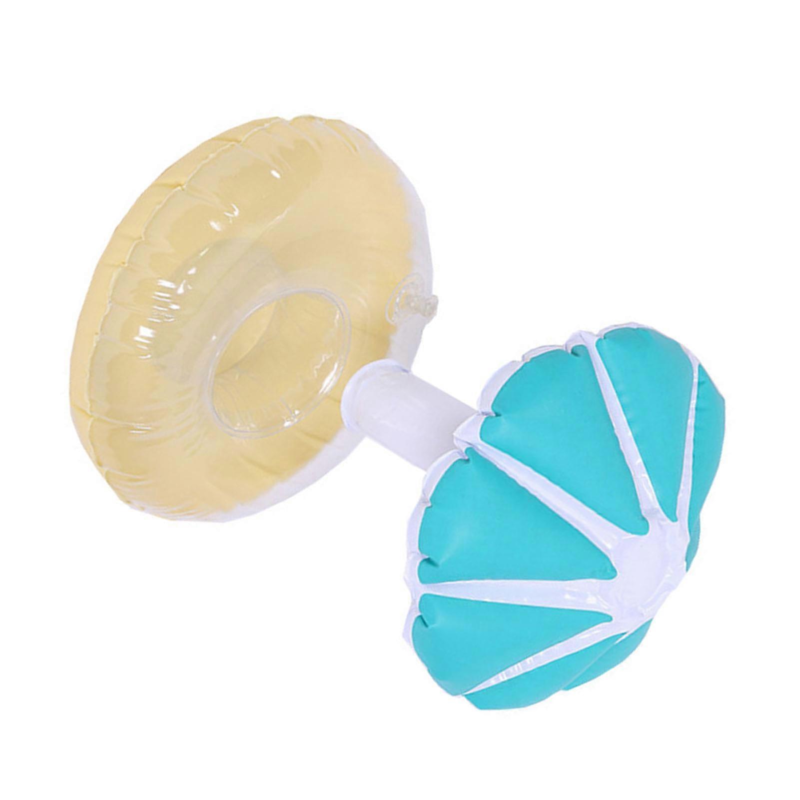 Floating Drink Holder Pool Float Drink Holder Inflatable Bathtub Beverage Holder for Outdoor Home Blue 