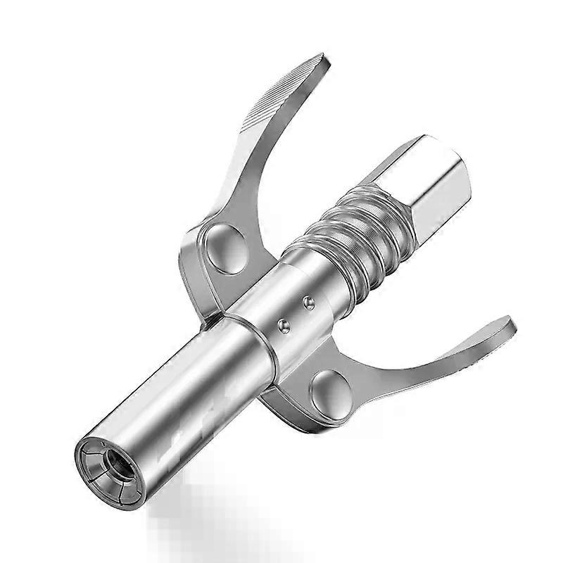 10000PSI Grease Nozzle Gun Universal M6/M8/M10/M12/M14 Locking Clamp Type Double Handle Locking Clamp Grease Gun Auto Parts