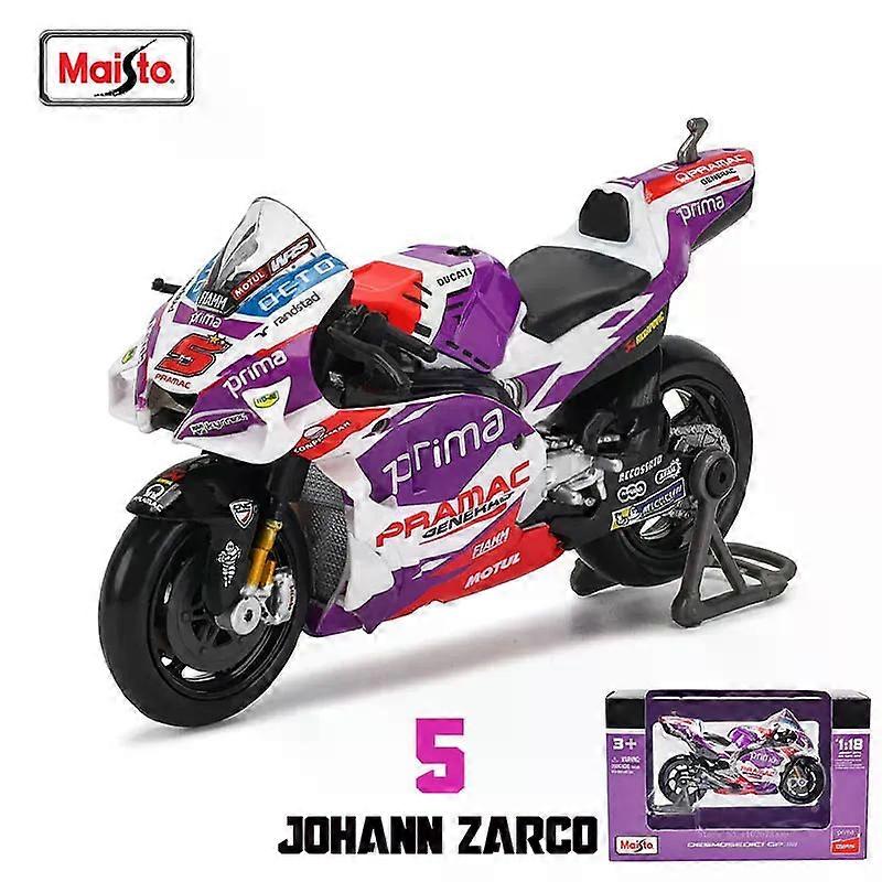 2022  Factory Racing Team #21 Morbidelli #20 Quartararo Licensed Simulation Alloy Motorcycle Model Collecti