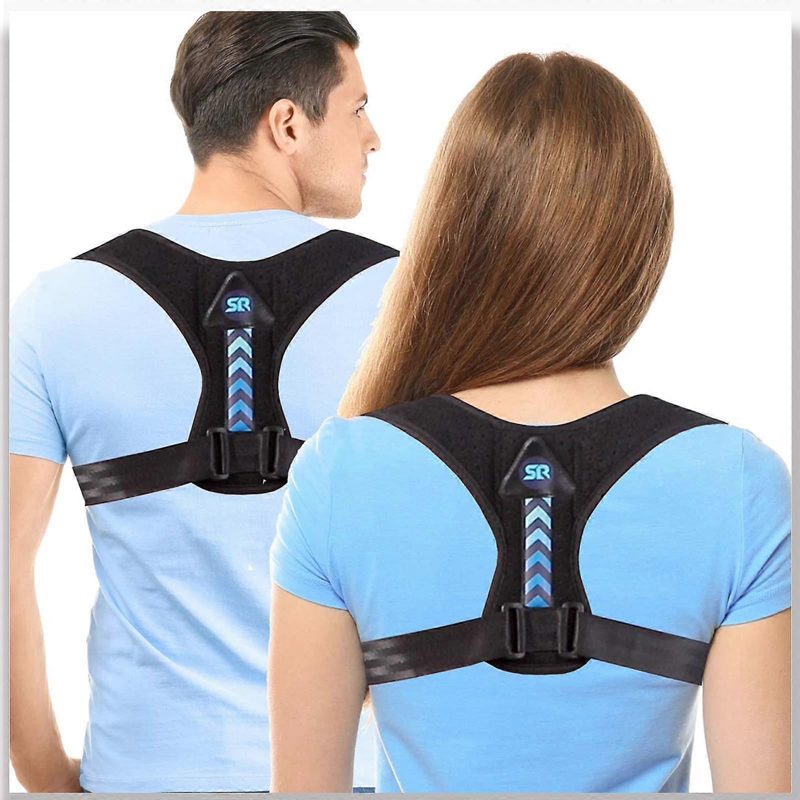 Adjustable Posture Corrector for Neck and Shoulder Pain Relief, Breathable Fabric, Unisex Fit, Adjustable Straps