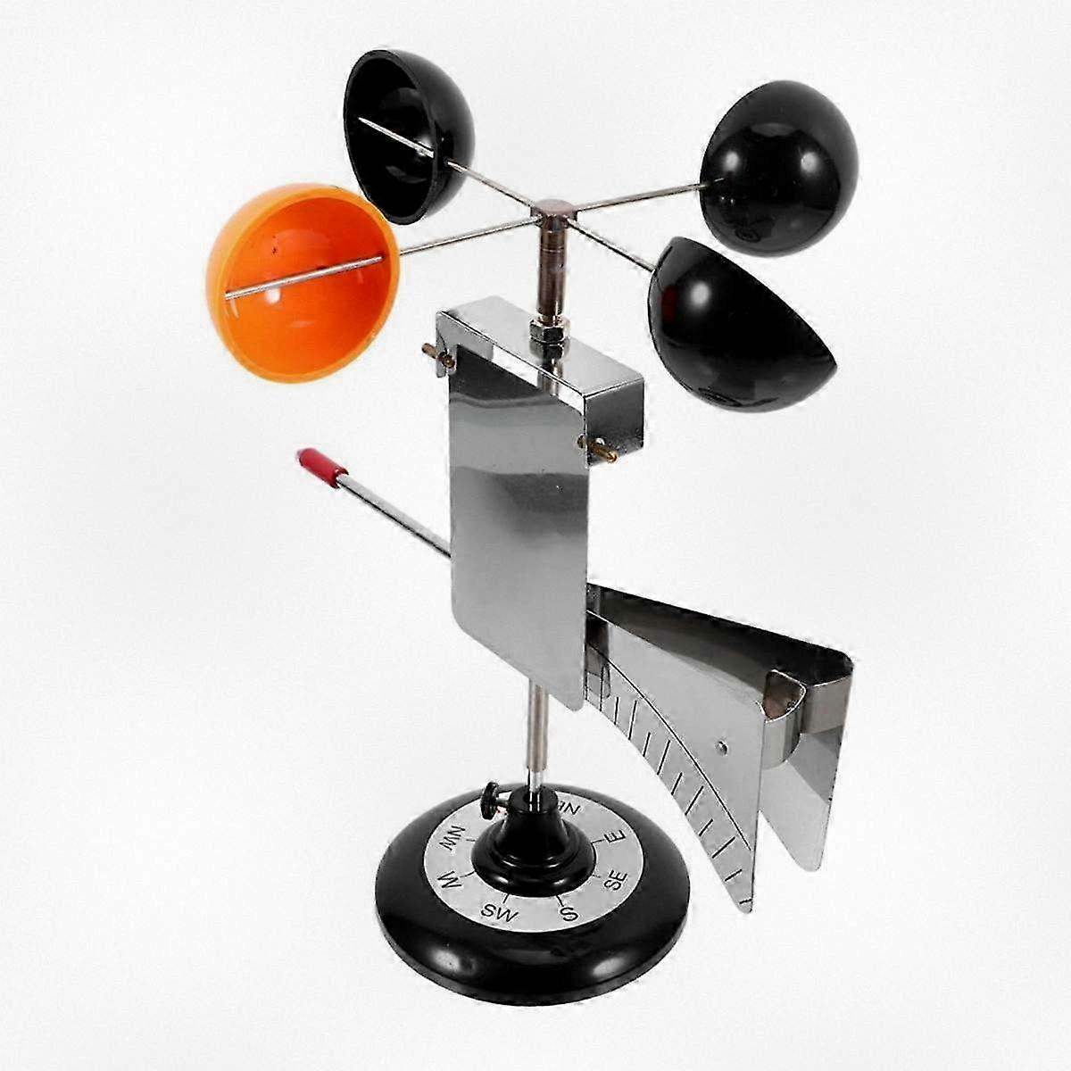 Fruugo Anemometer Weather Vane Wind Speed Gauge Protector Shell Wind Measurement Tool